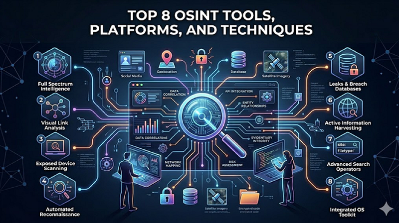 The Top 8 OSINT Tools, Platforms, and Techniques Dominating the Investigative Landscape Today