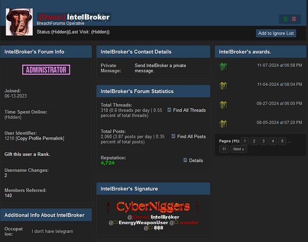 IntelBroker: A closer look into a Prolific Cybercrime Threat Actor